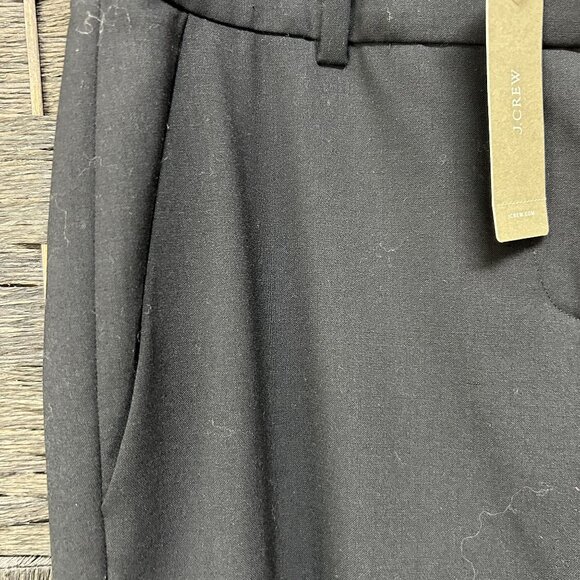 J.Crew Womens Tollegno 1990 Black Slacks Size 0 Petite NWT - Picture 3 of 8